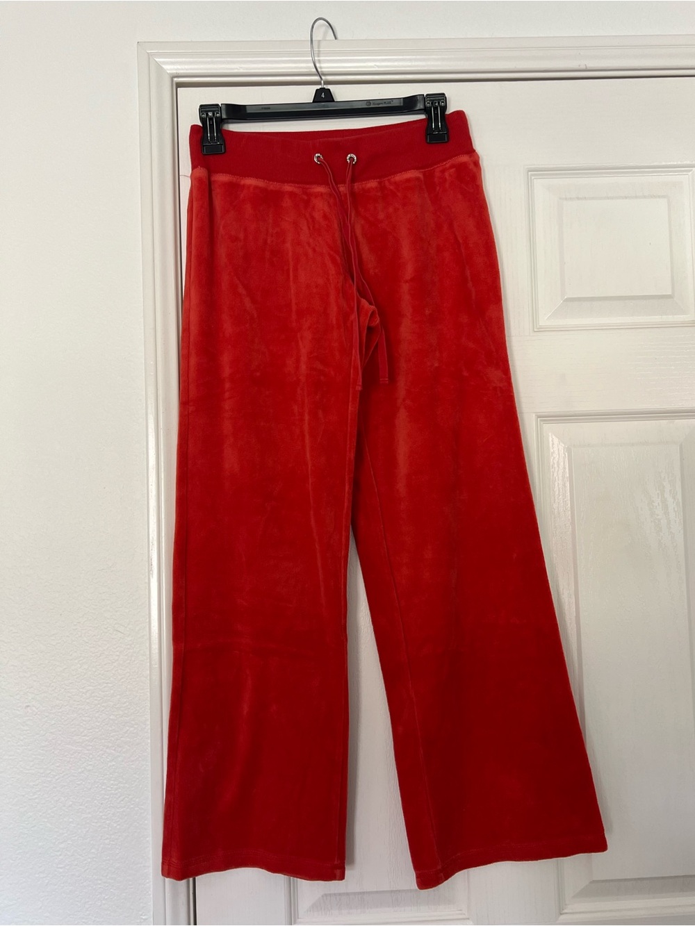 Comfort Zone Orange Velour Pants